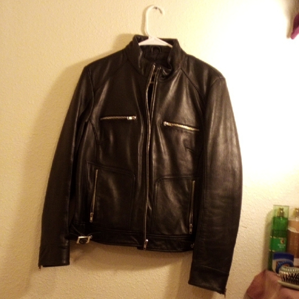 Mossimo Supply Co. Black Leather Jacket